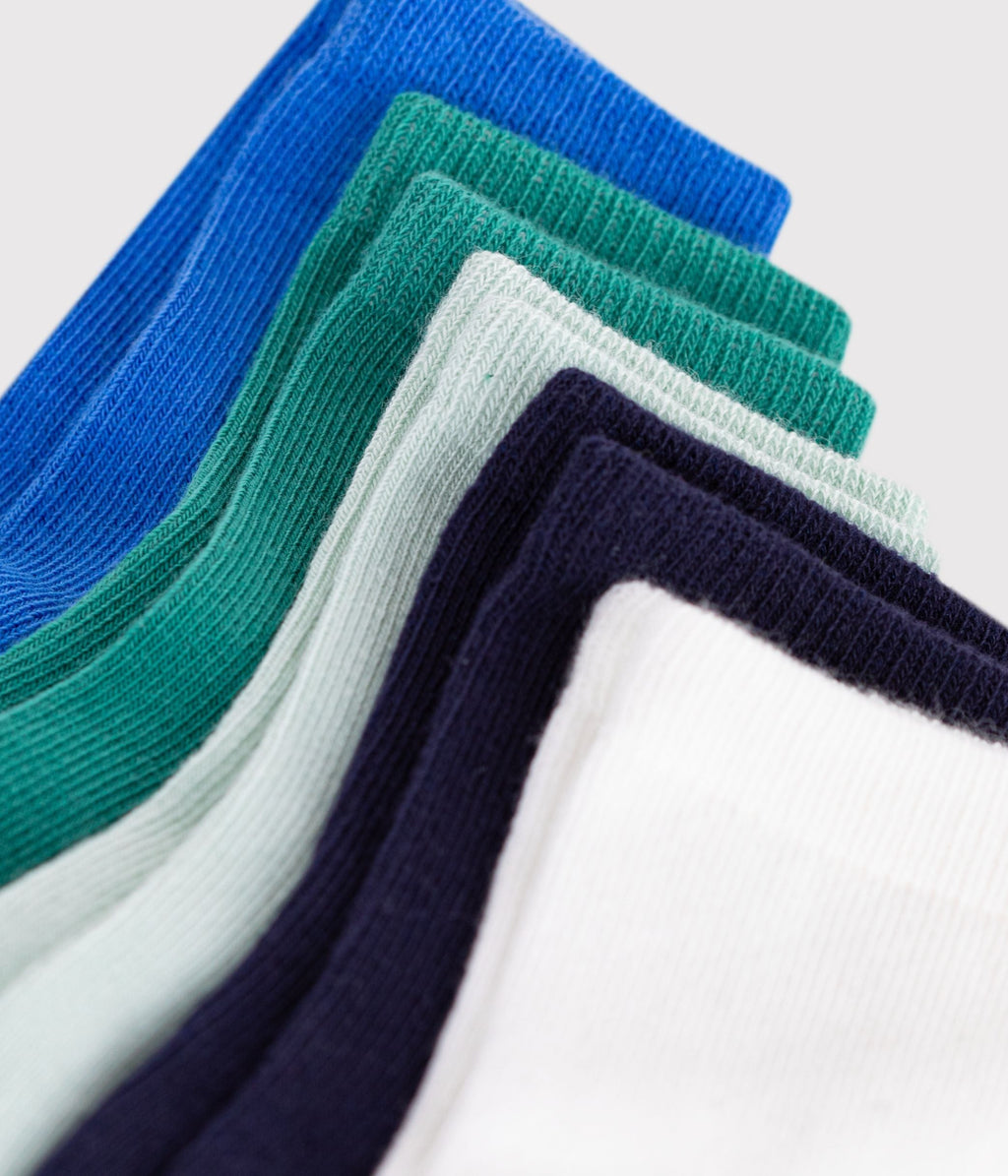 5 paires de chaussettes bébé en coton unies – Z1