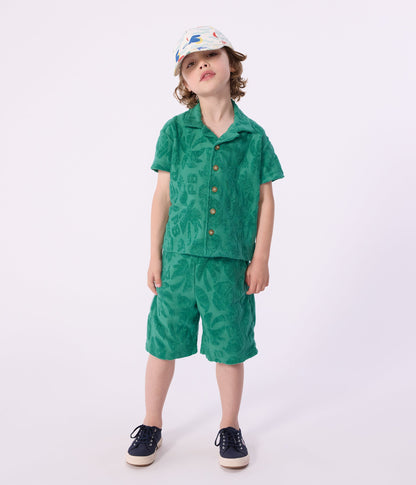 Chemise enfant en coton à manches courtes – J2