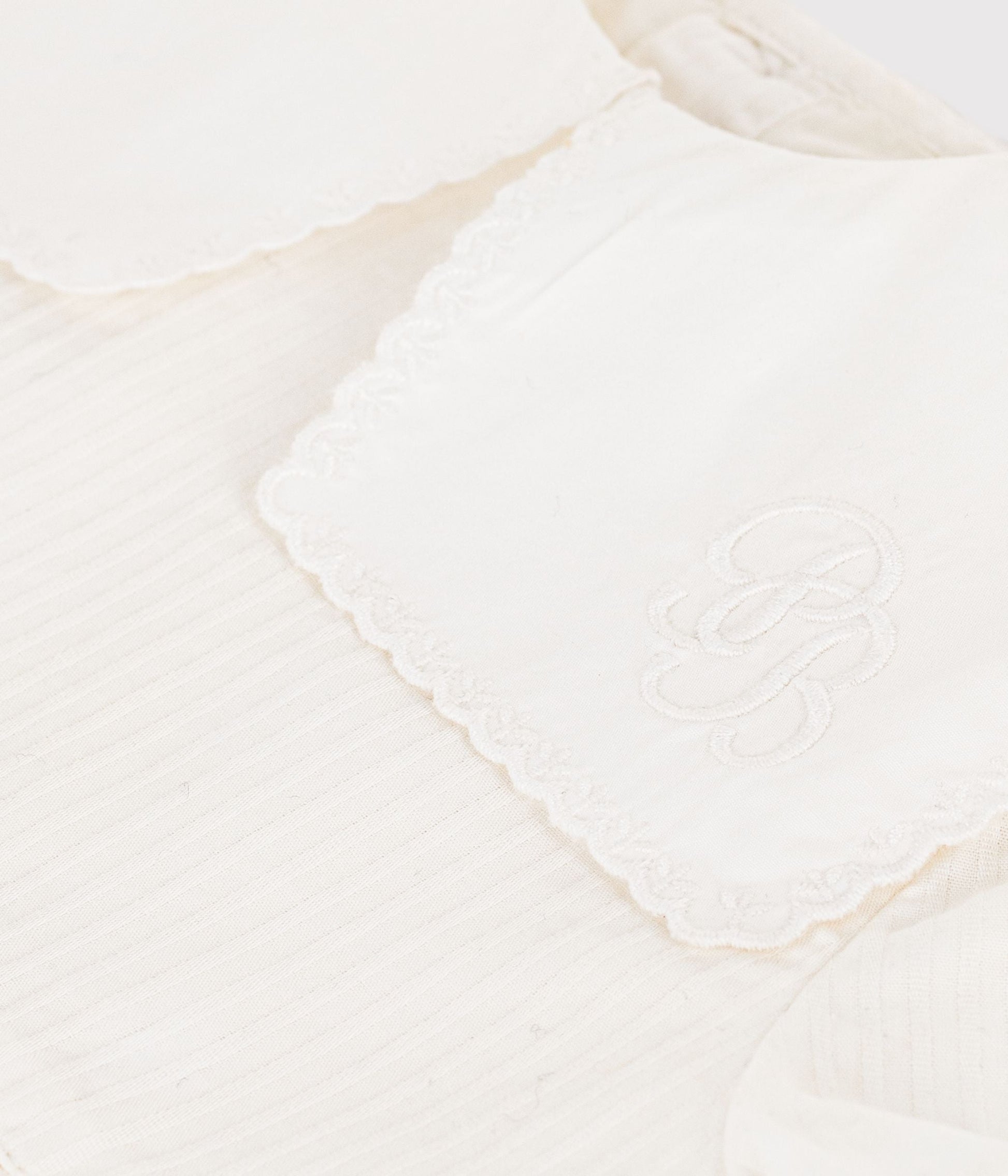 Robe bébé en coton/lin manches courtes et son bloomer – Z1