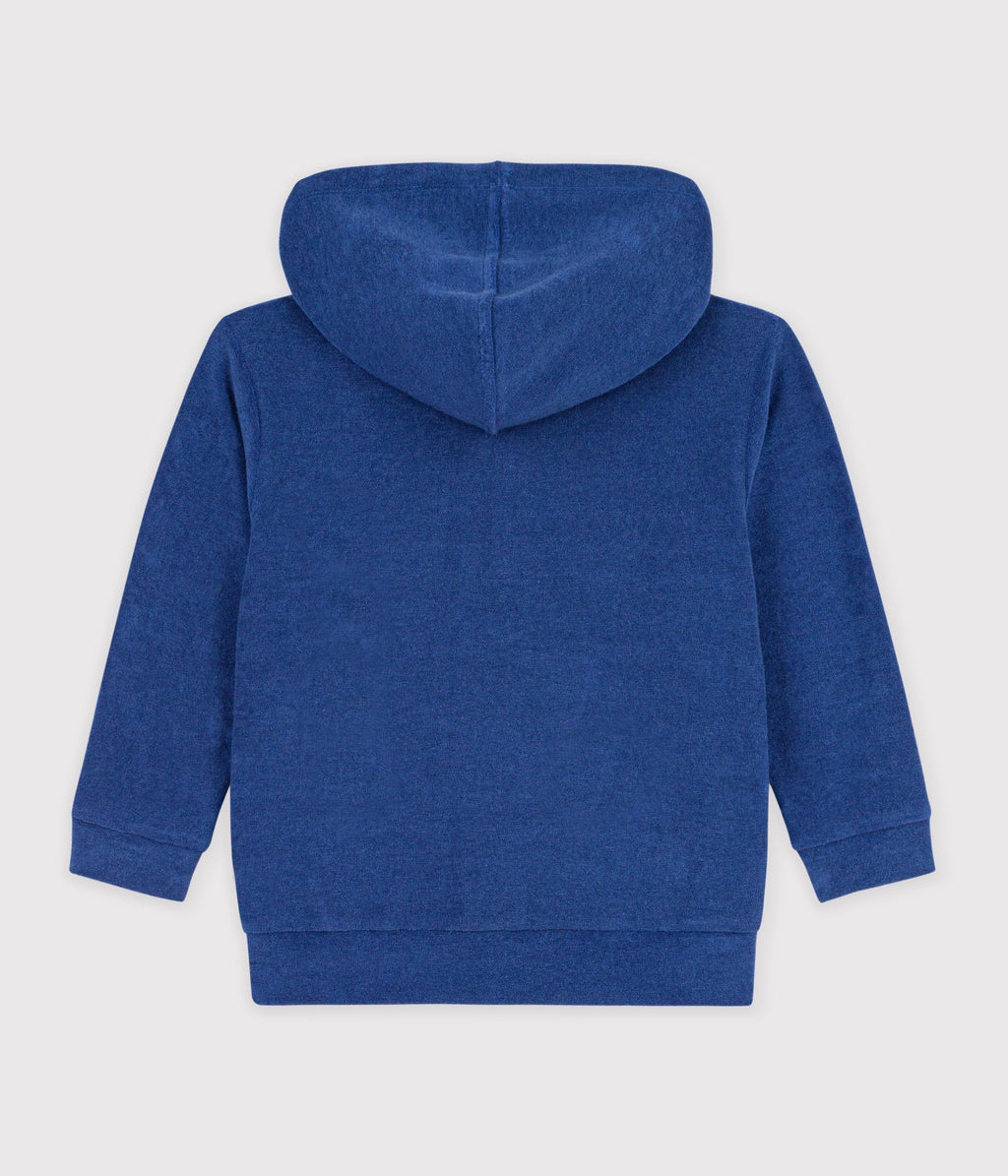 Kids' zip-up cotton sweatshirt