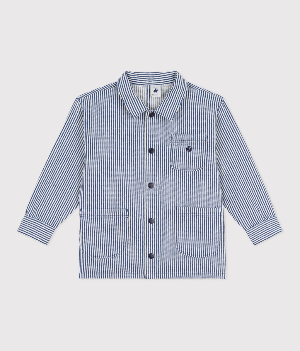 Veste enfant en coton à rayures – F1