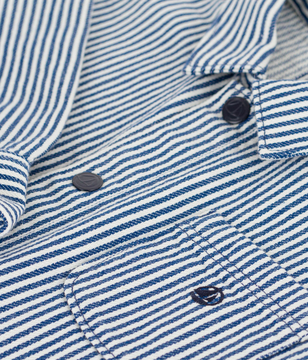 Veste enfant en coton à rayures – Z1