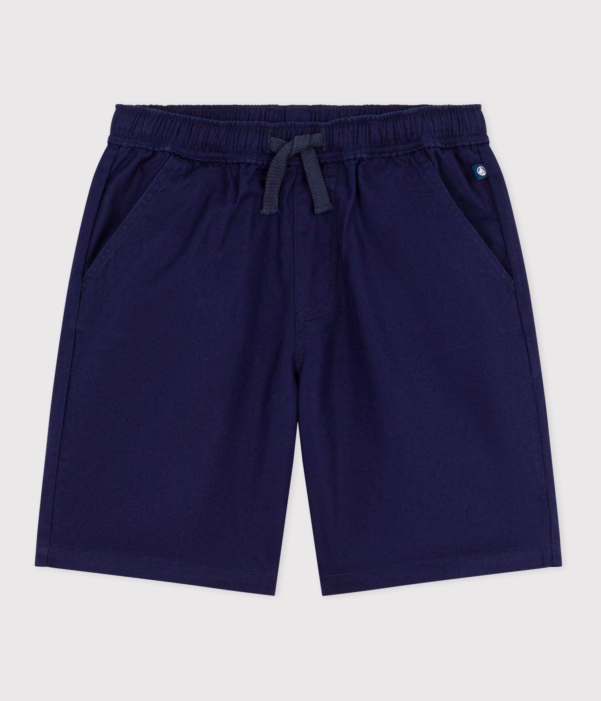 Bermuda short enfant en coton uni – F1