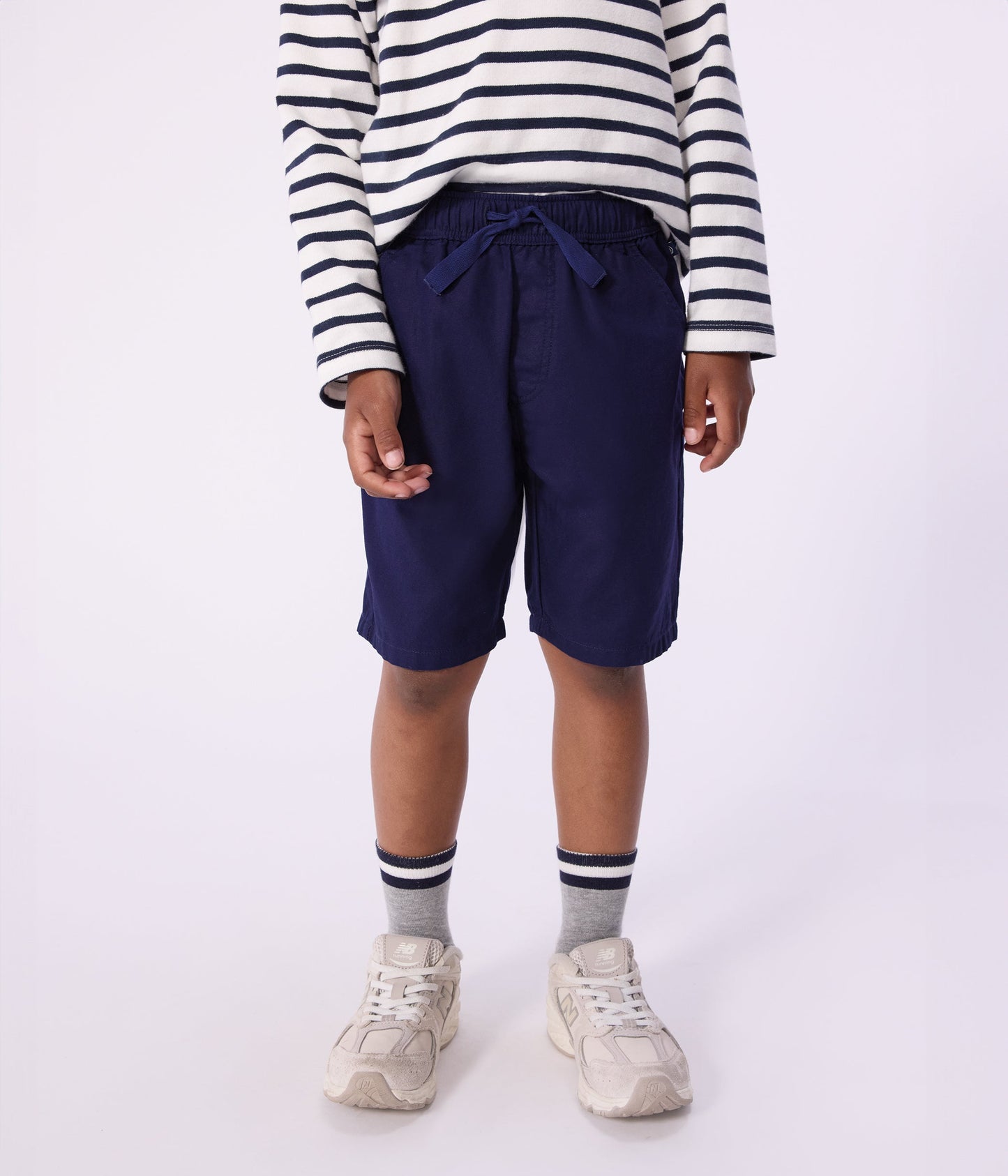 Bermuda short enfant en coton uni – J1