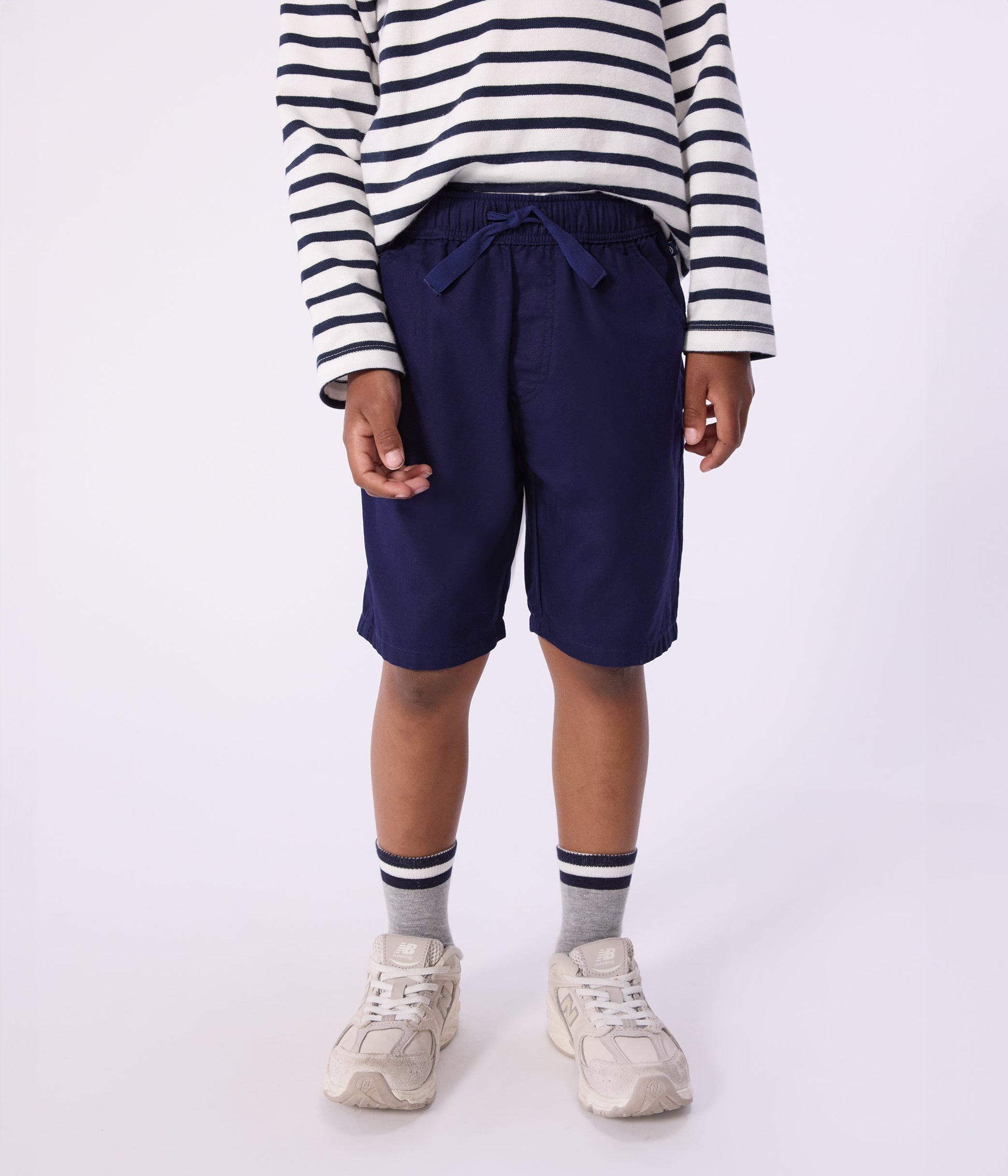 Bermuda short enfant en coton uni – J1
