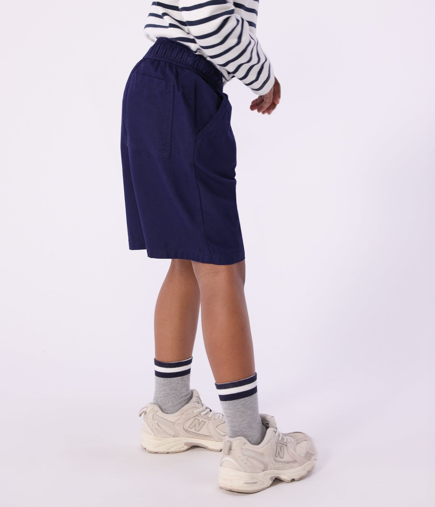 Bermuda short enfant en coton uni – J2