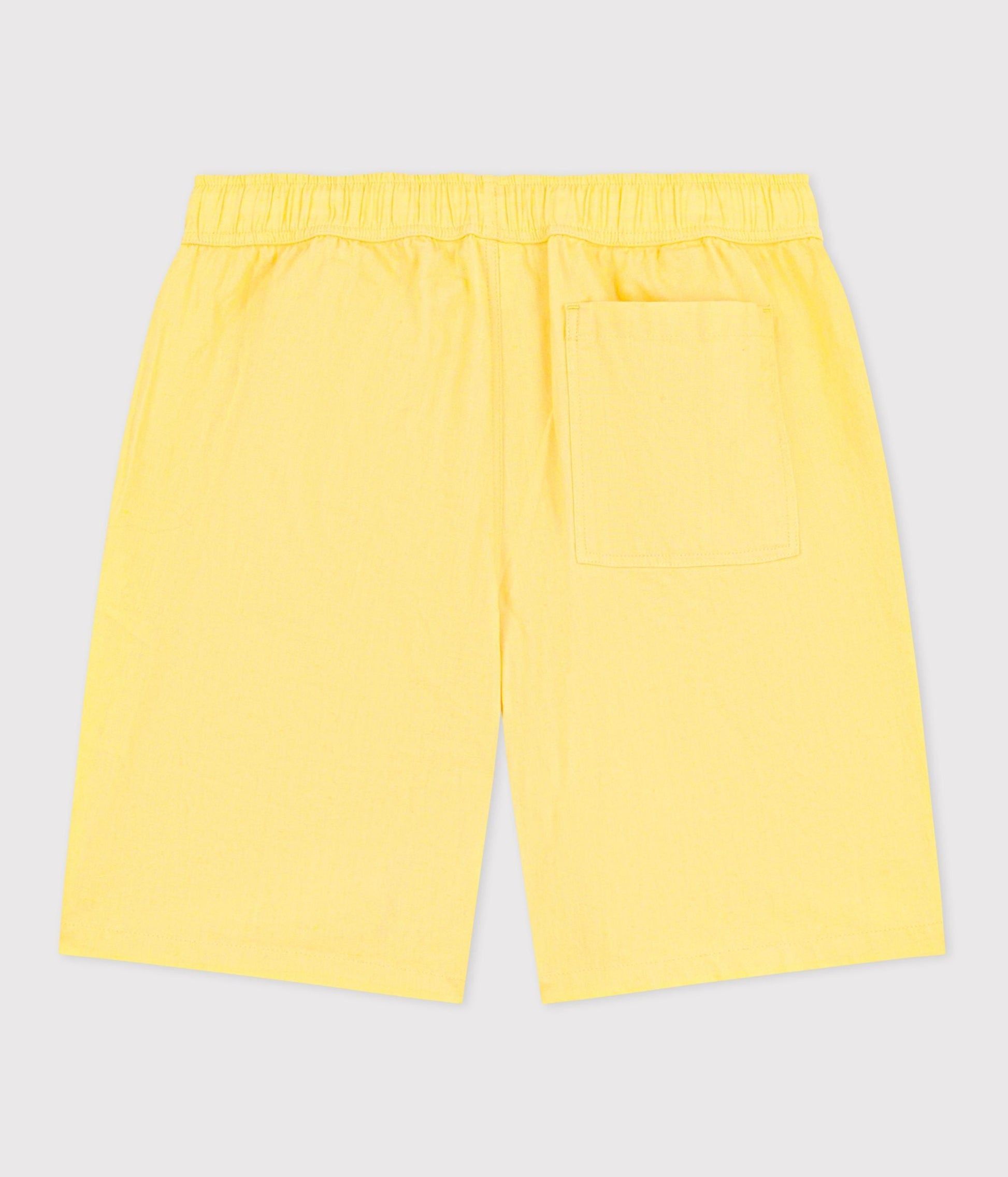 Bermuda short enfant en coton uni – D1