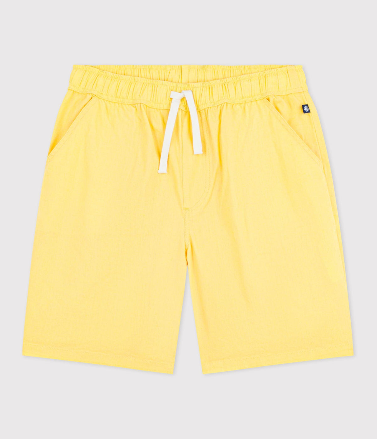 Bermuda short enfant en coton uni – F1