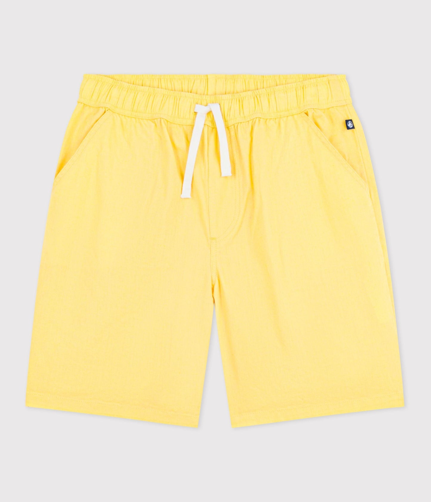 Bermuda short enfant en coton uni – F1