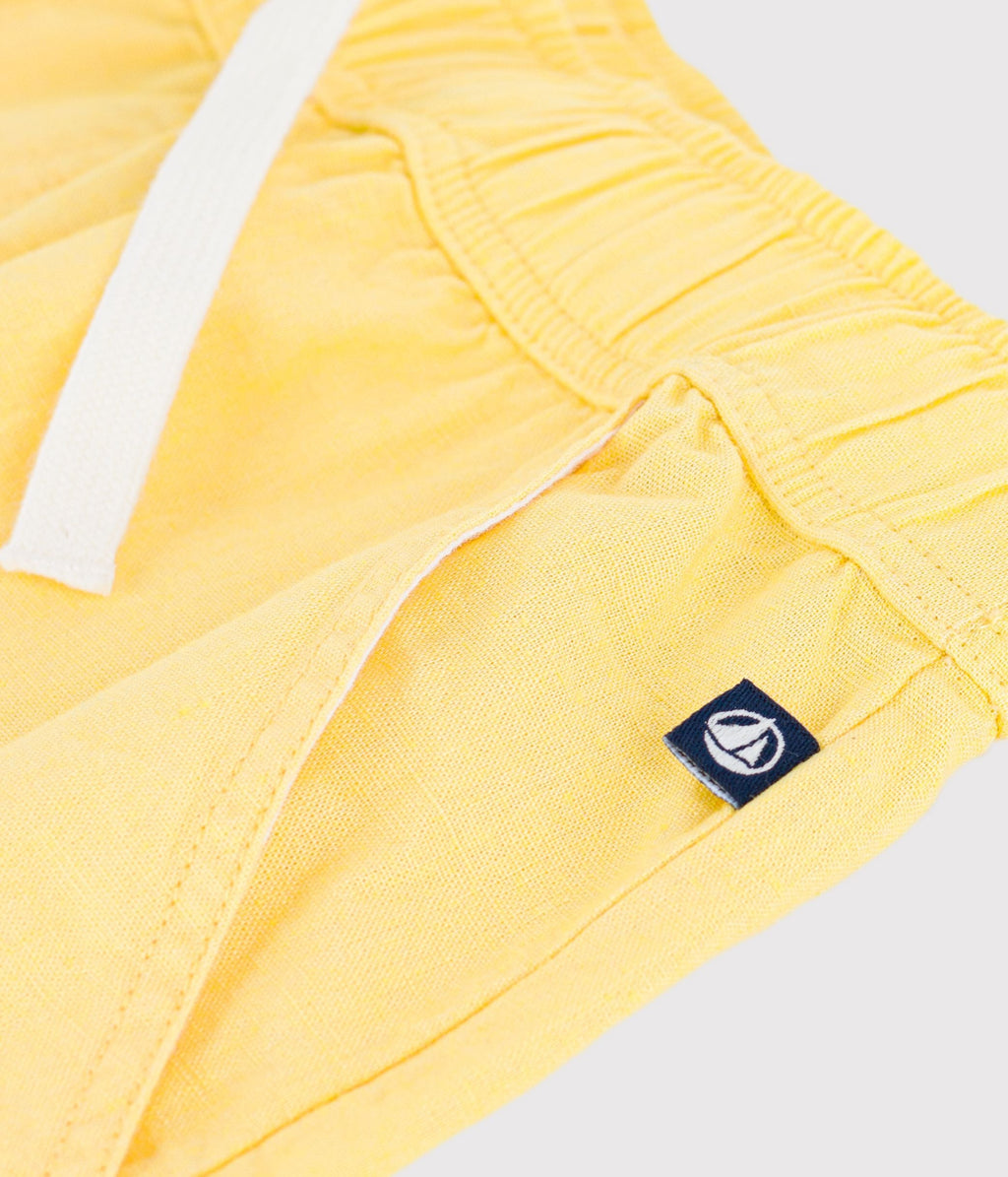 Bermuda short enfant en coton uni – Z1