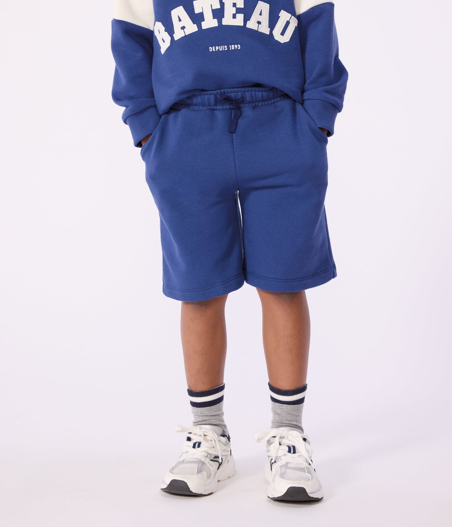 Bermuda short enfant en coton uni – J1