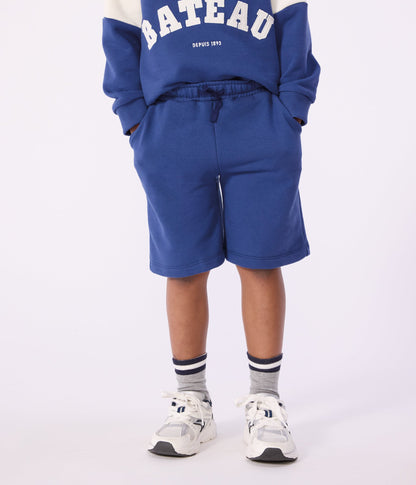 Bermuda short enfant en coton uni – J1