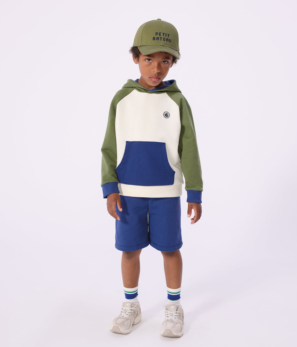 Sweatshirt à capuche enfant en coton – J3