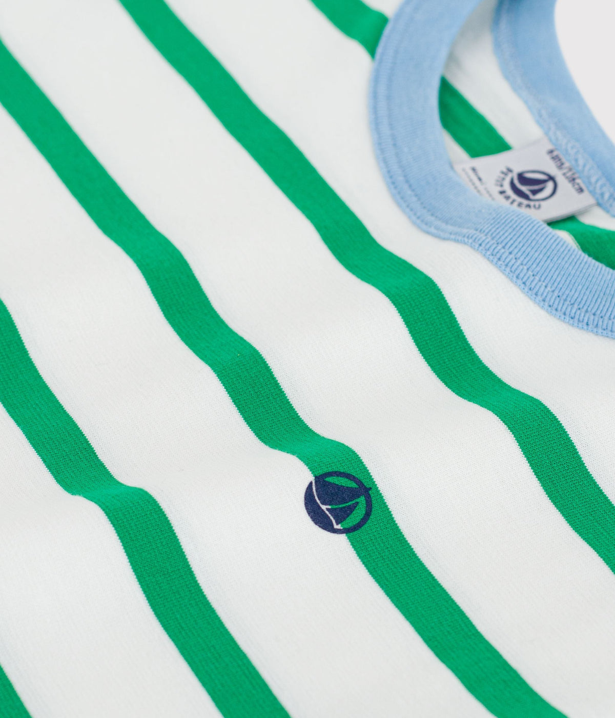 Tee-shirt enfant manches courtes en coton à rayures – Z1