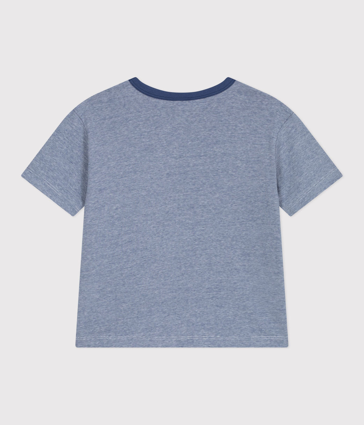 Tee-shirt enfant manches courtes en coton à rayures – D1