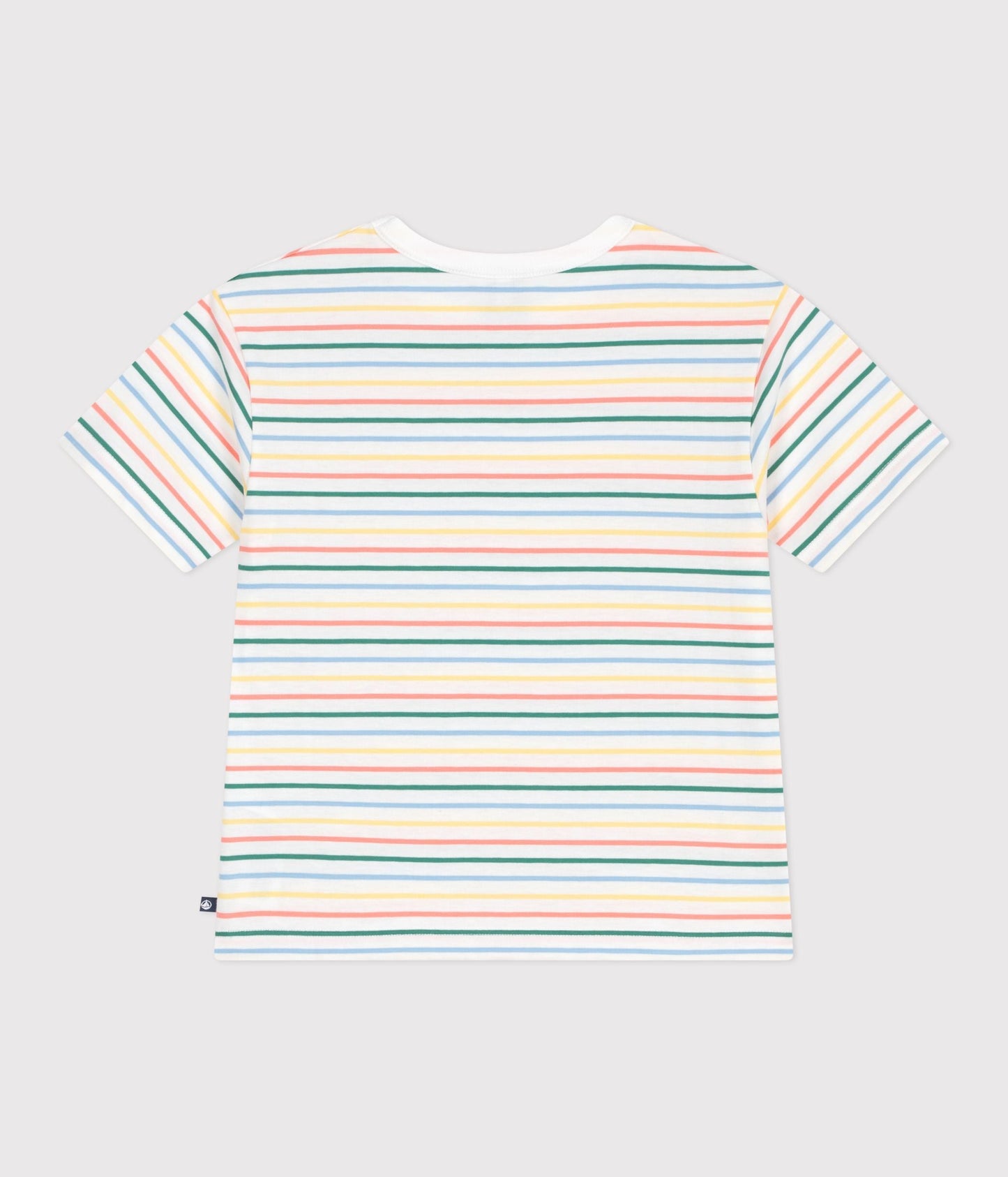 Tee-shirt enfant manches courtes en coton à rayures – D1