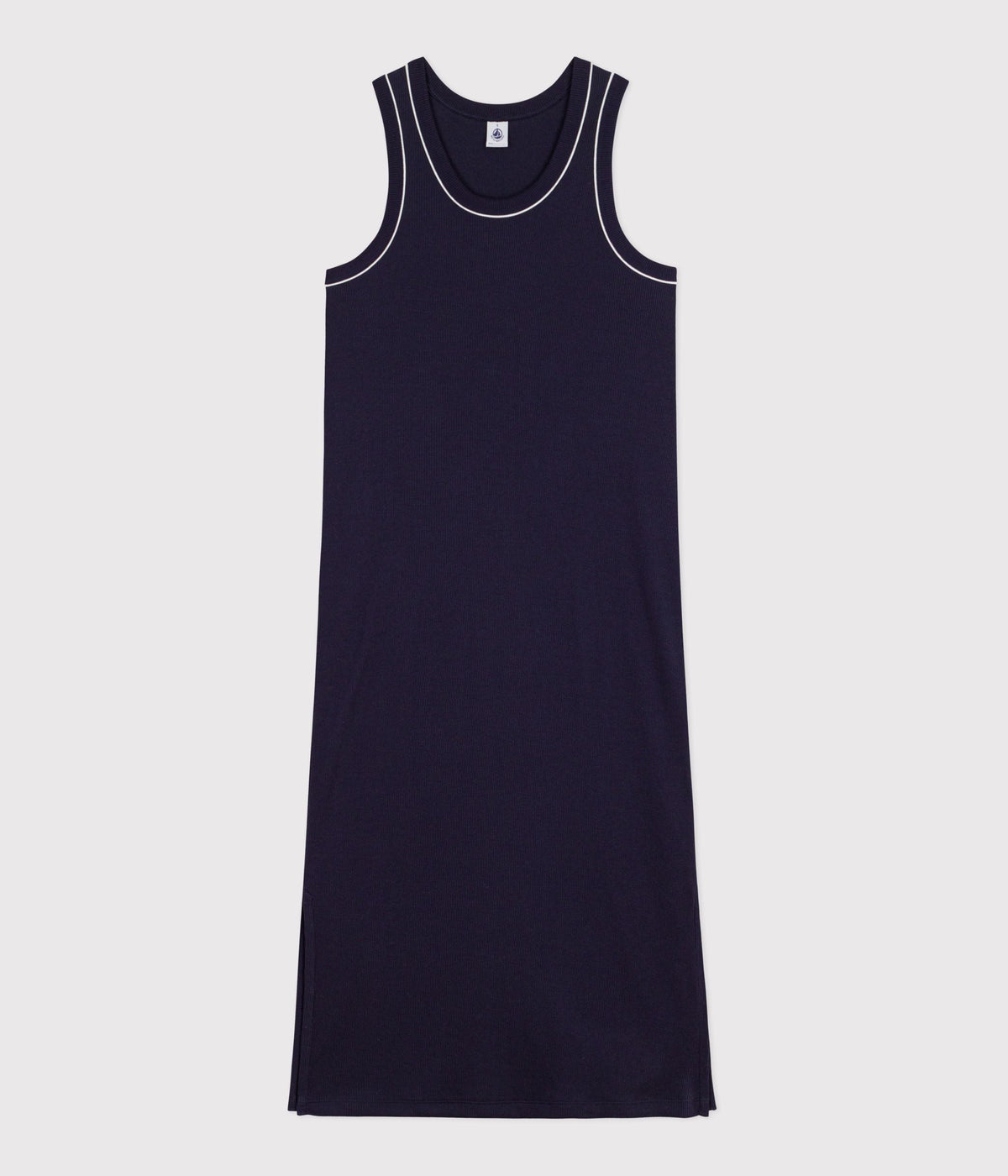 Robe débardeur longue femme en coton – F1