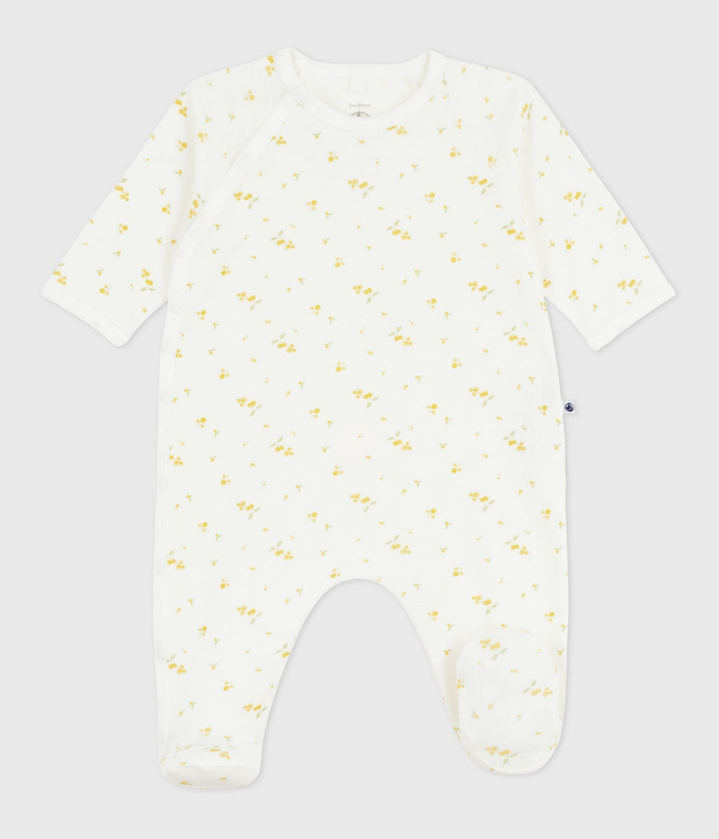 Pyjama bébé en coton fleuri – F1