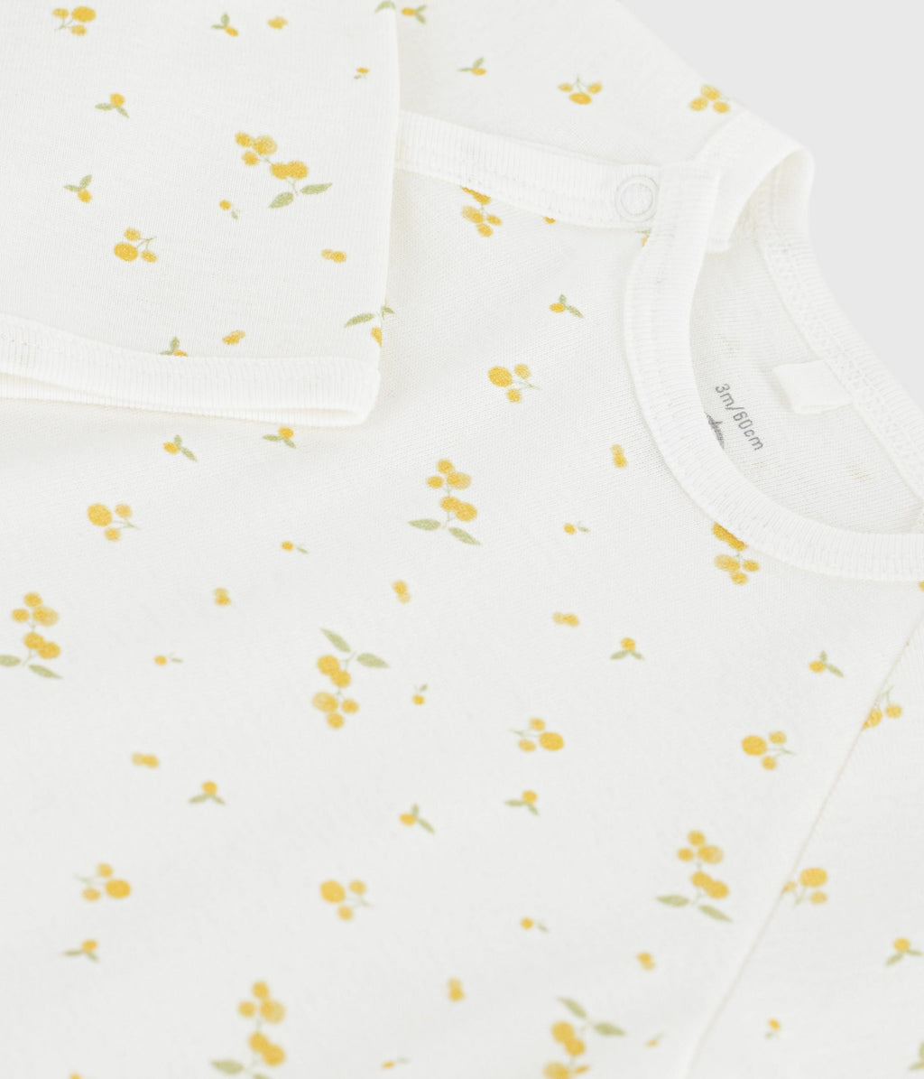 Pyjama bébé en coton fleuri – Z1