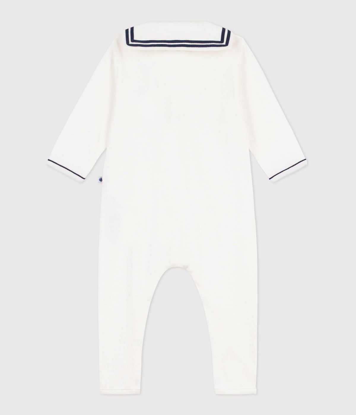 Pyjama bébé sans pieds en coton à col vareuse – D1