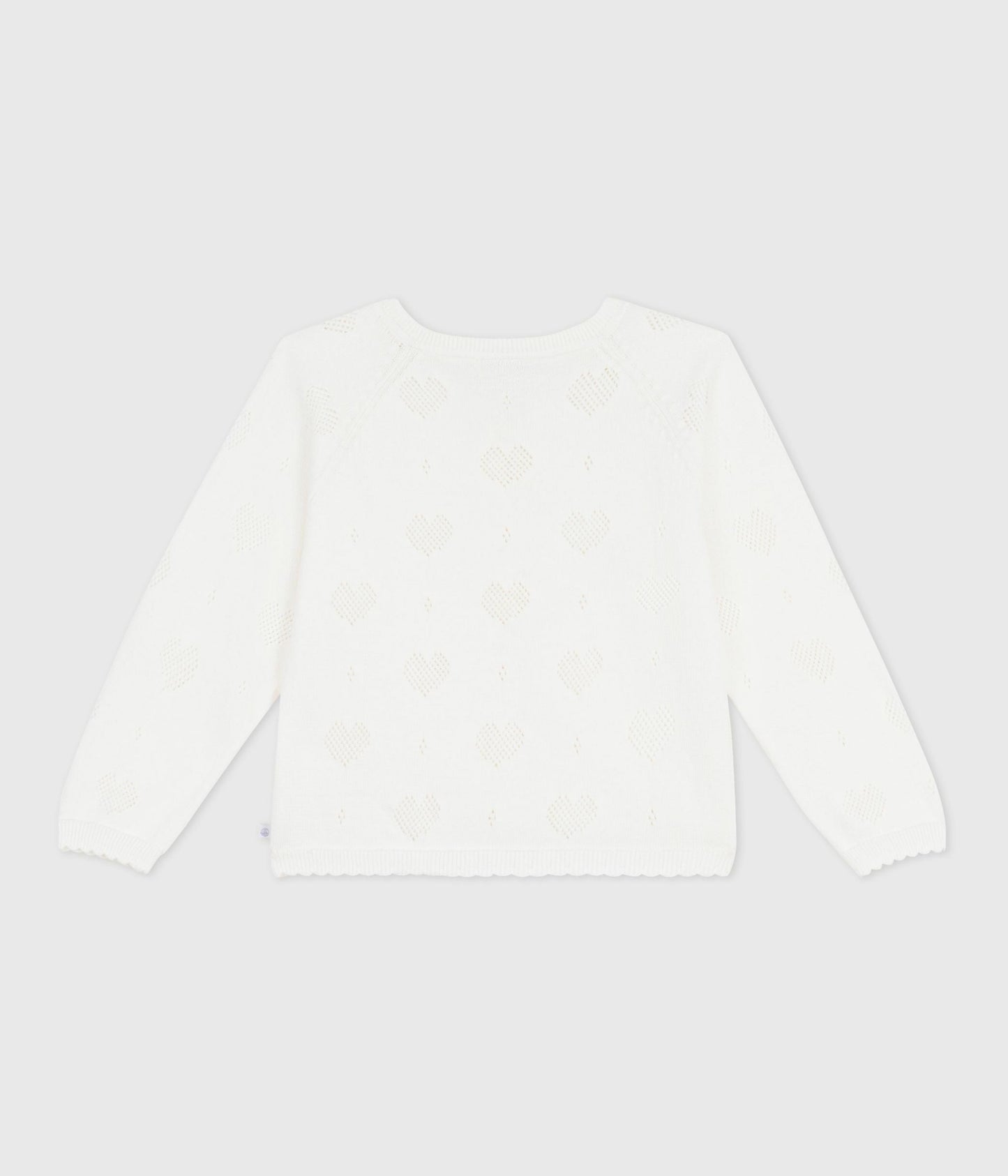 Cardigan enfant en coton uni – D1