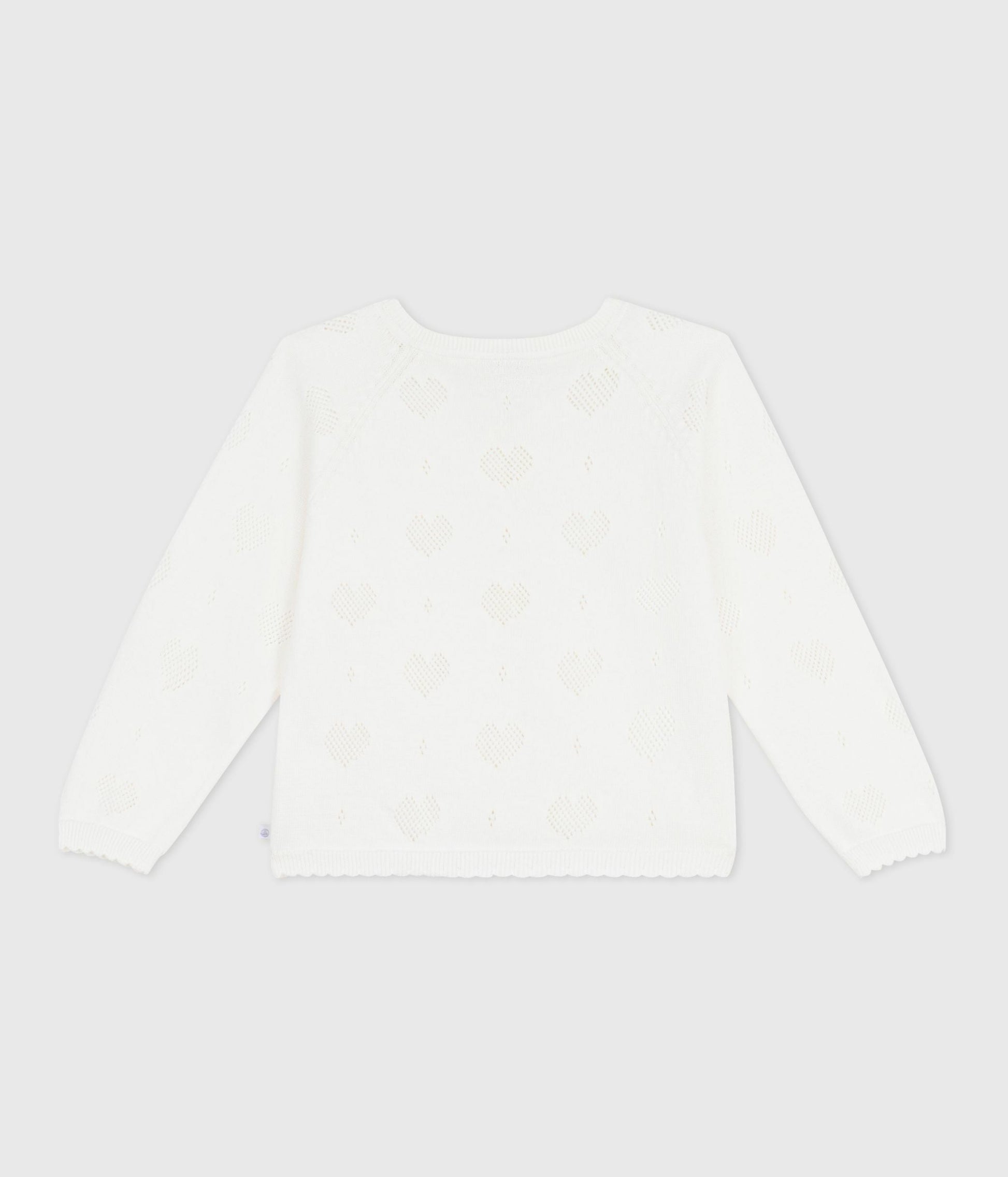 Cardigan enfant en coton uni – D1