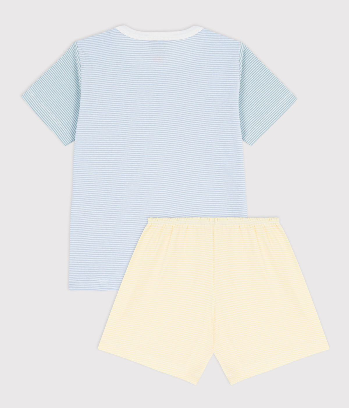 Pyjama short enfant en coton à rayures – D1