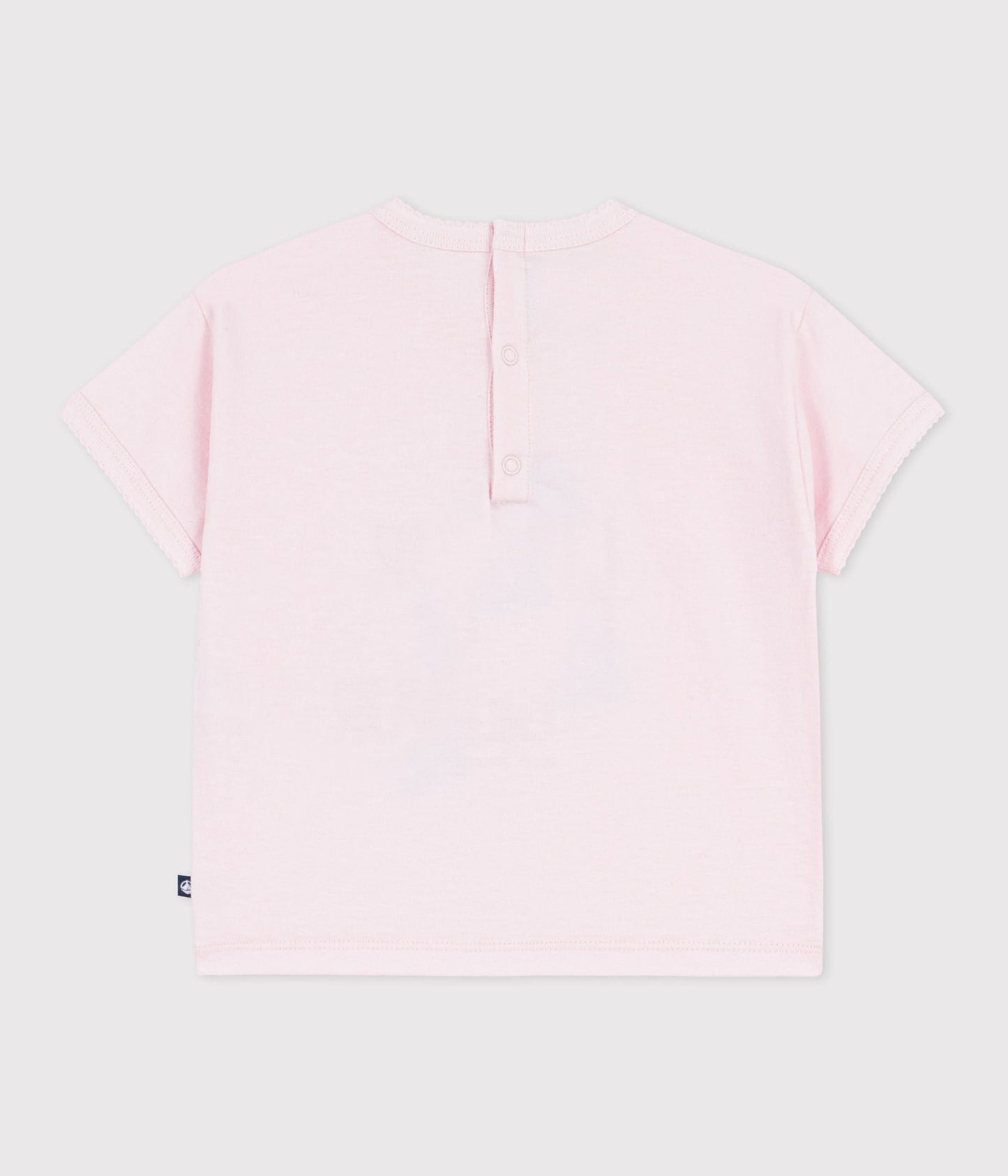 Tee-shirt bébé en coton à manches courtes à motif – D1