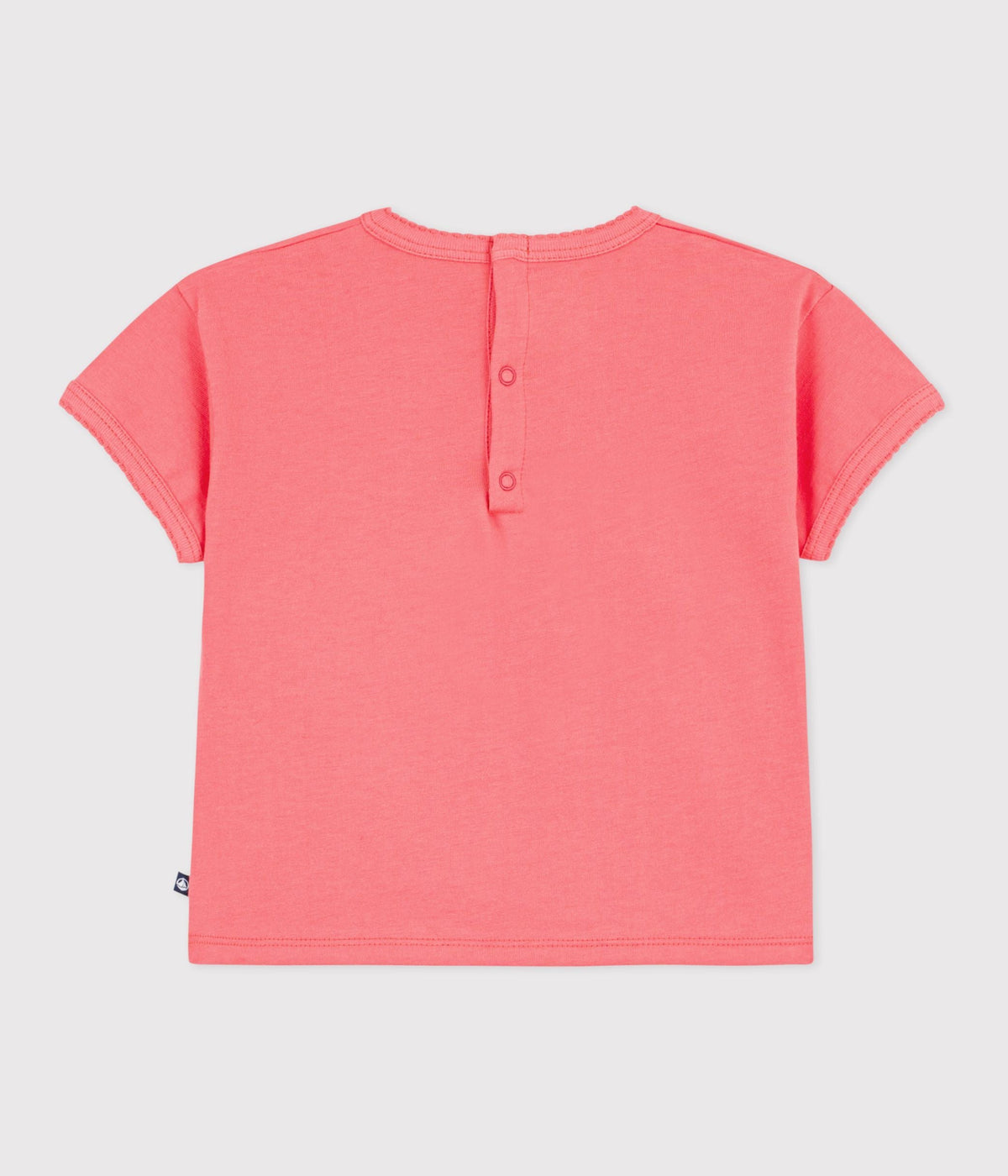 Tee-shirt bébé en coton à manches courtes à motif – D1