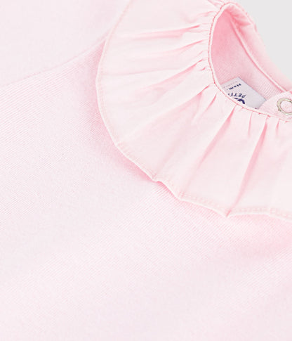 Body bébé en coton à col, uni – Z1