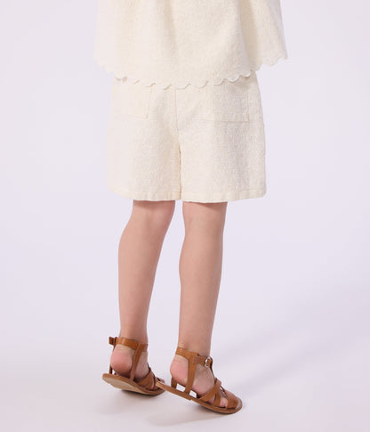 Short enfant en coton motifs cœurs – J2