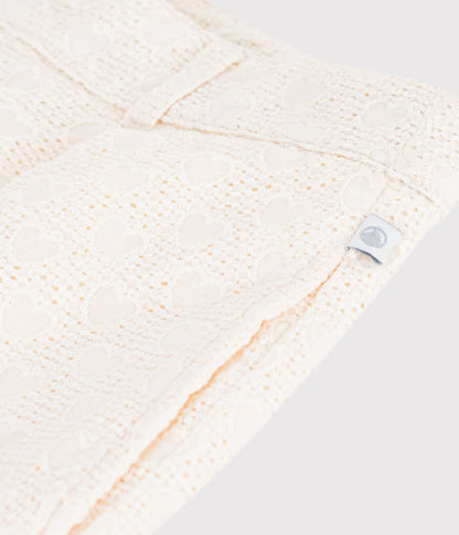 Short enfant en coton motifs cœurs – Z1