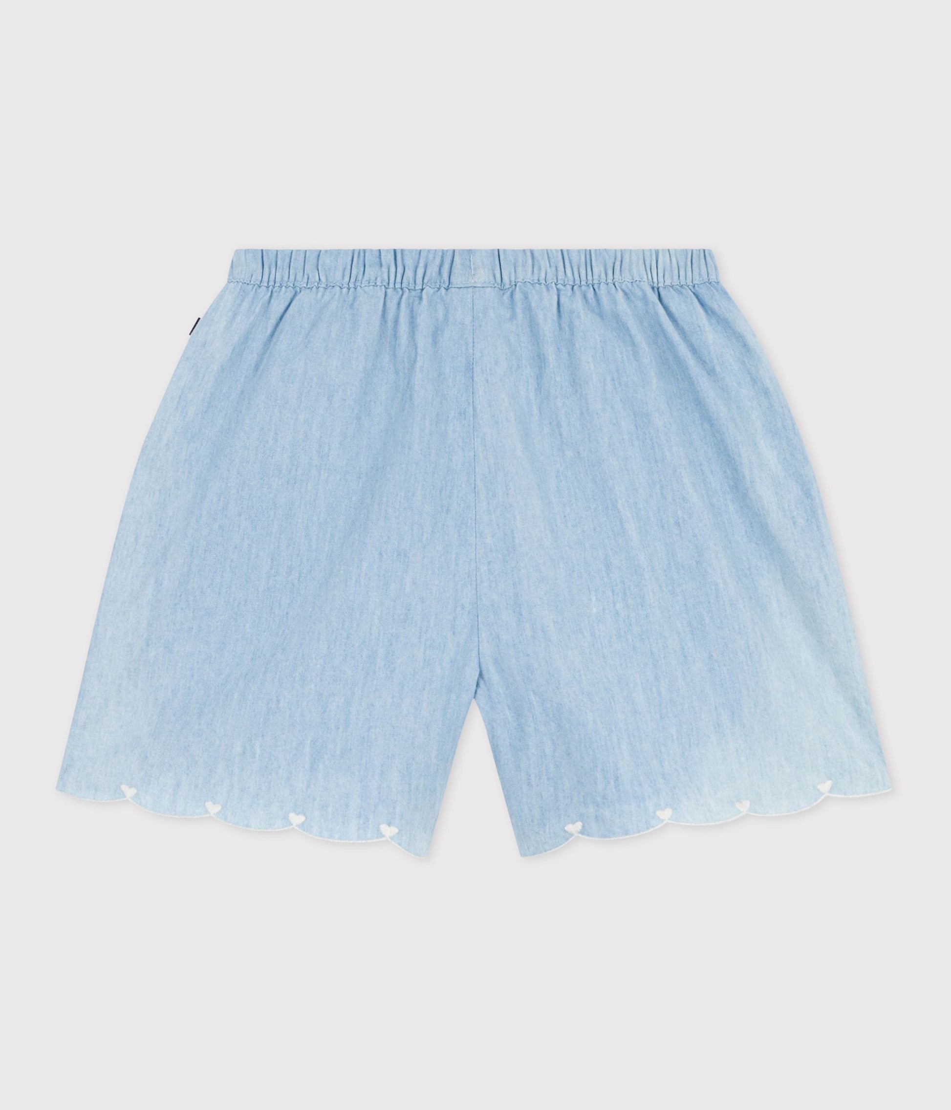 Short enfant en coton uni – D1