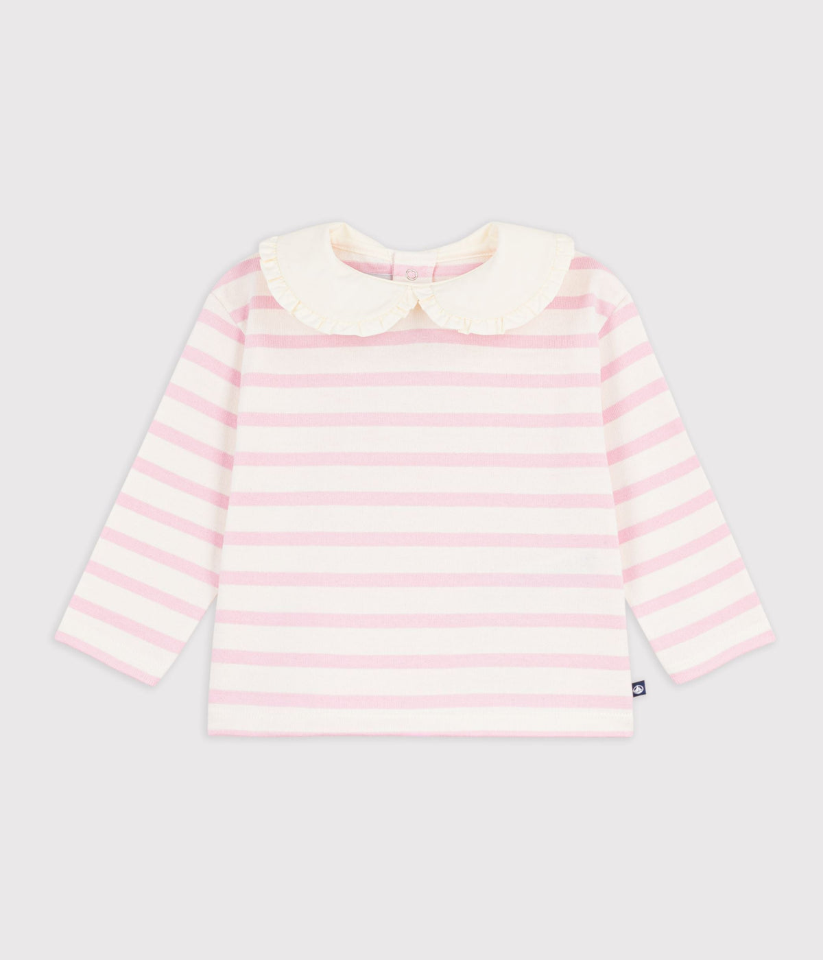 Marinière à col bébé en coton – F1