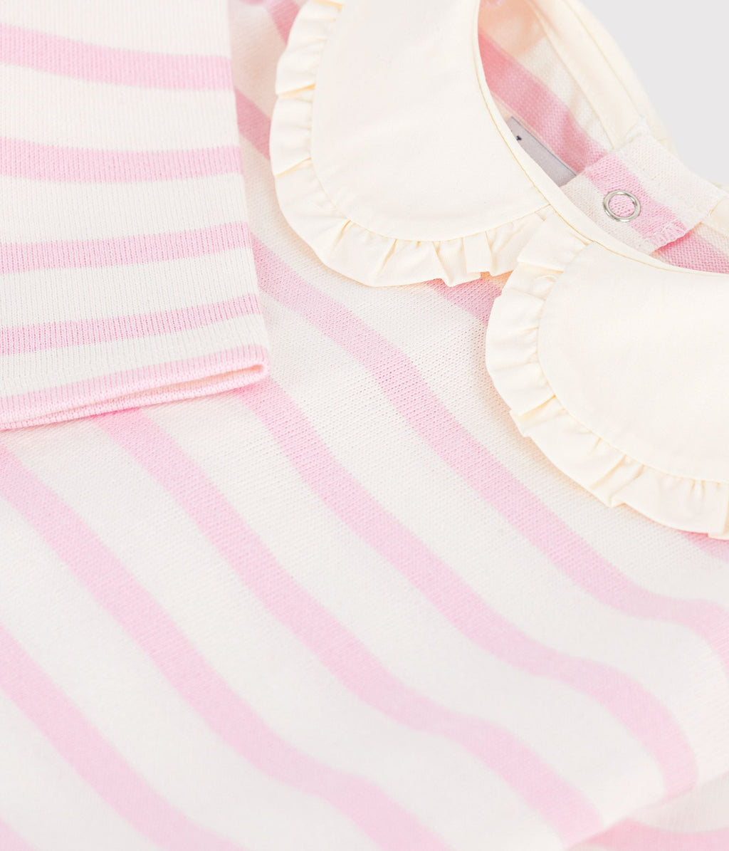 Marinière à col bébé en coton – Z1