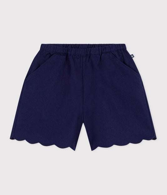 Short enfant en coton uni – F1