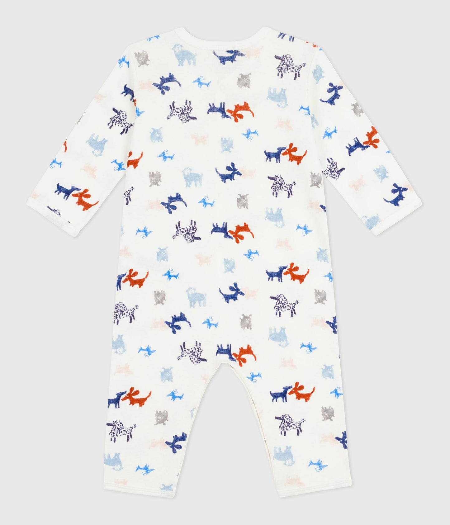 Pyjama bébé en coton sans pieds imprimé chien – D1