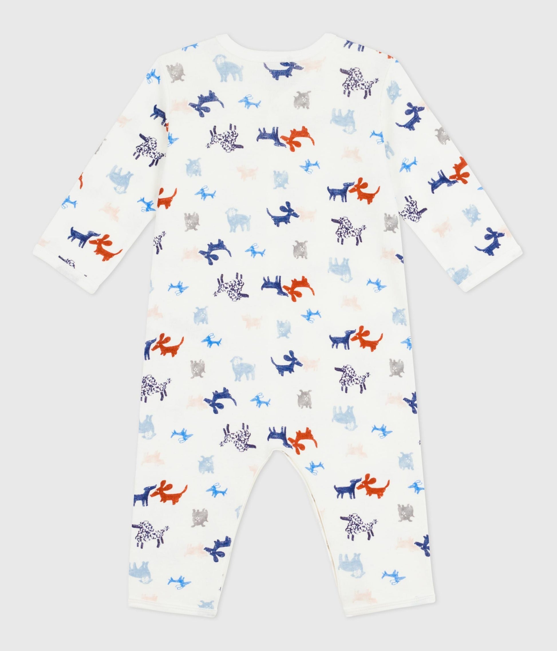 Pyjama bébé en coton sans pieds imprimé chien – D1