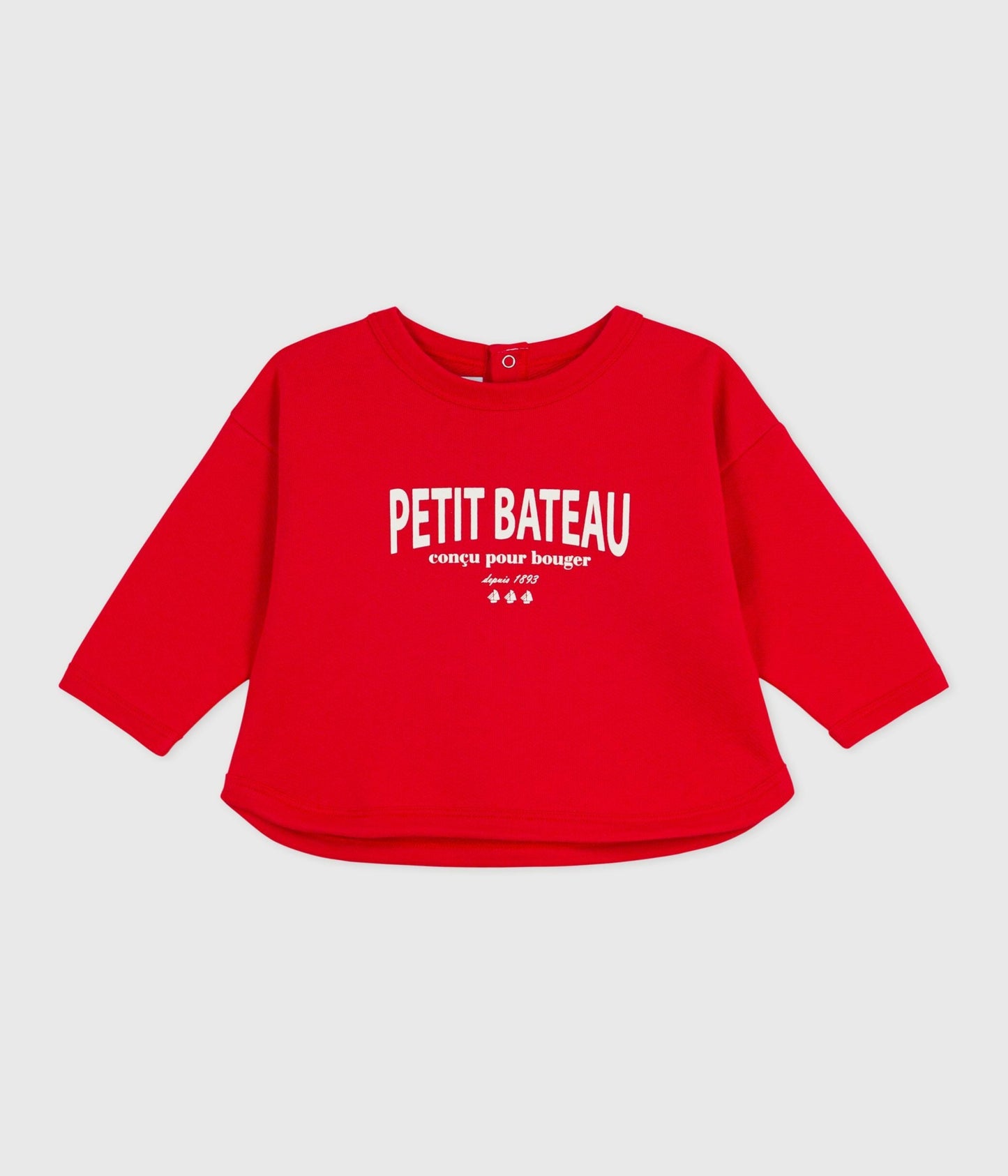 Sweatshirt bébé en coton à motif – F1