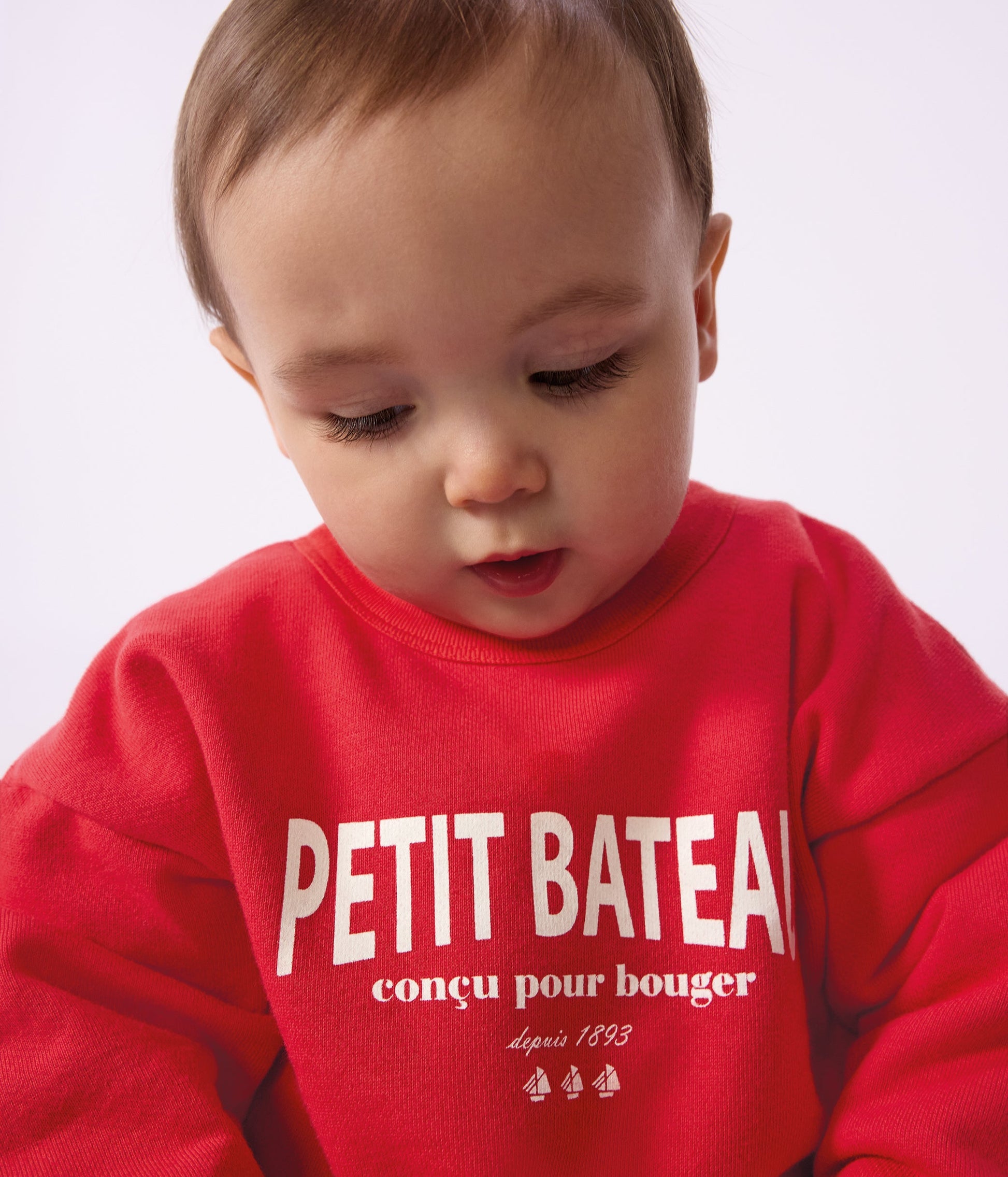 Sweatshirt bébé en coton à motif – J1