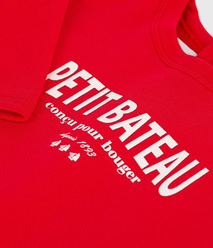 Sweatshirt bébé en coton à motif – Z1