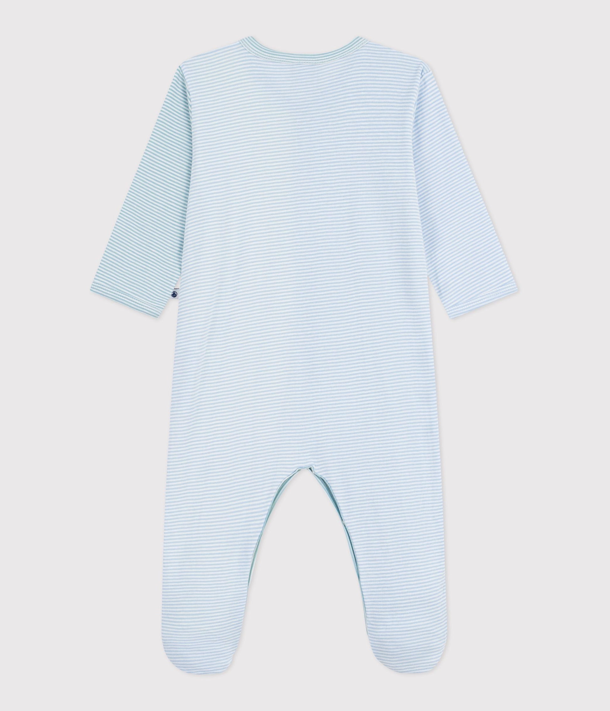 Pyjama bébé en coton imprimé à rayures – D1