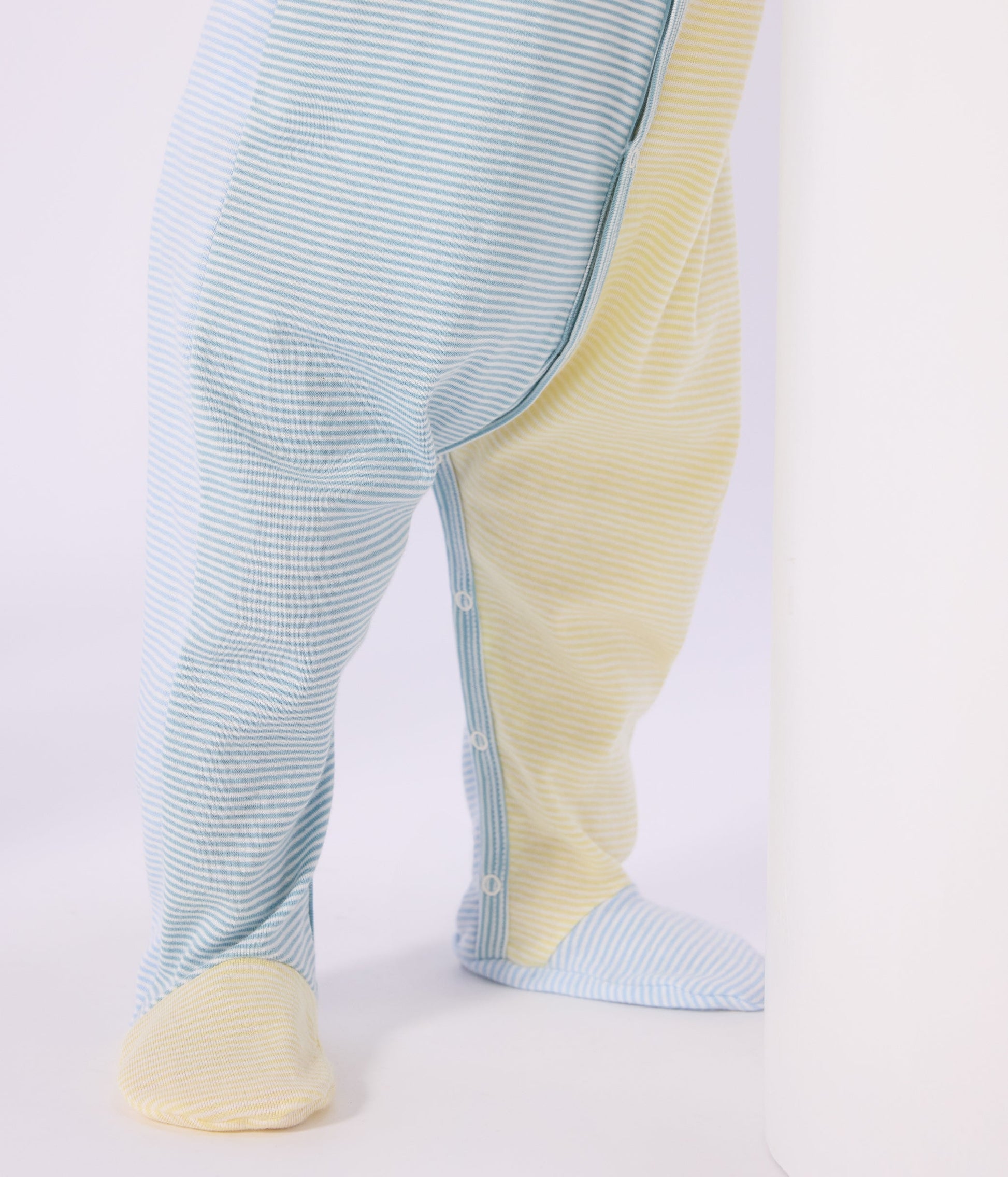 Pyjama bébé en coton imprimé à rayures – J2