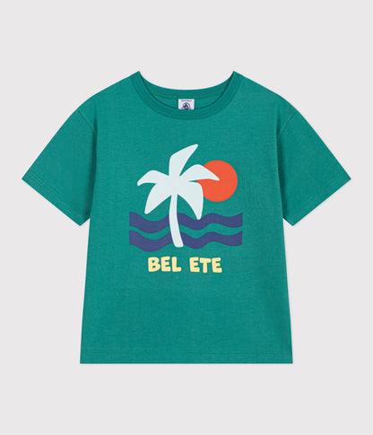 Tee-shirt enfant manches courtes en coton – F1