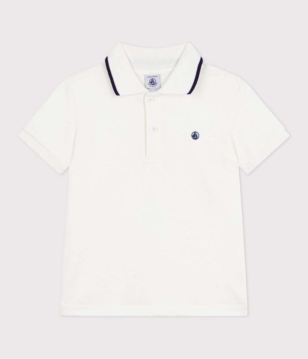Polo enfant à manches courtes en coton – F1
