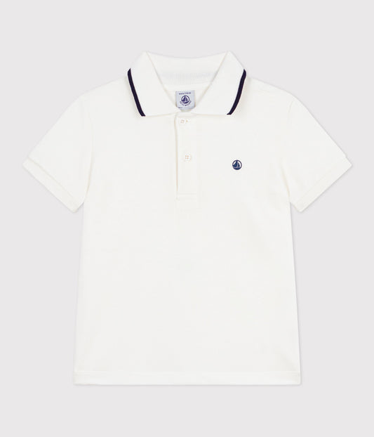 Polo enfant à manches courtes en coton – F1