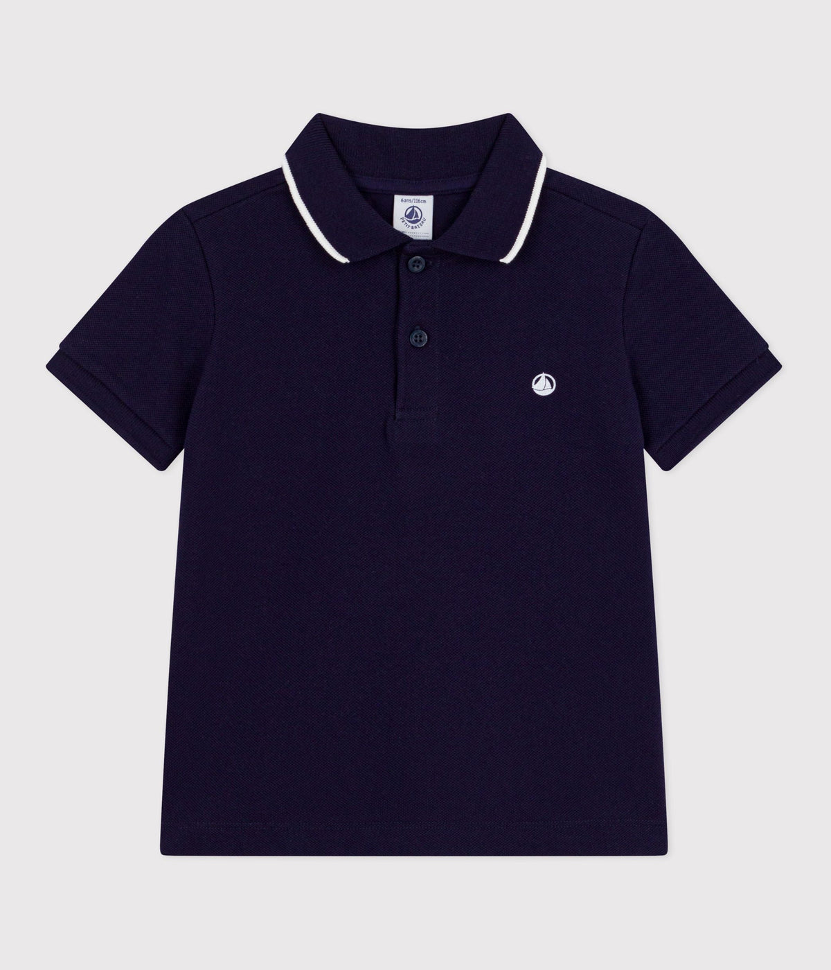 Polo enfant à manches courtes en coton – F1
