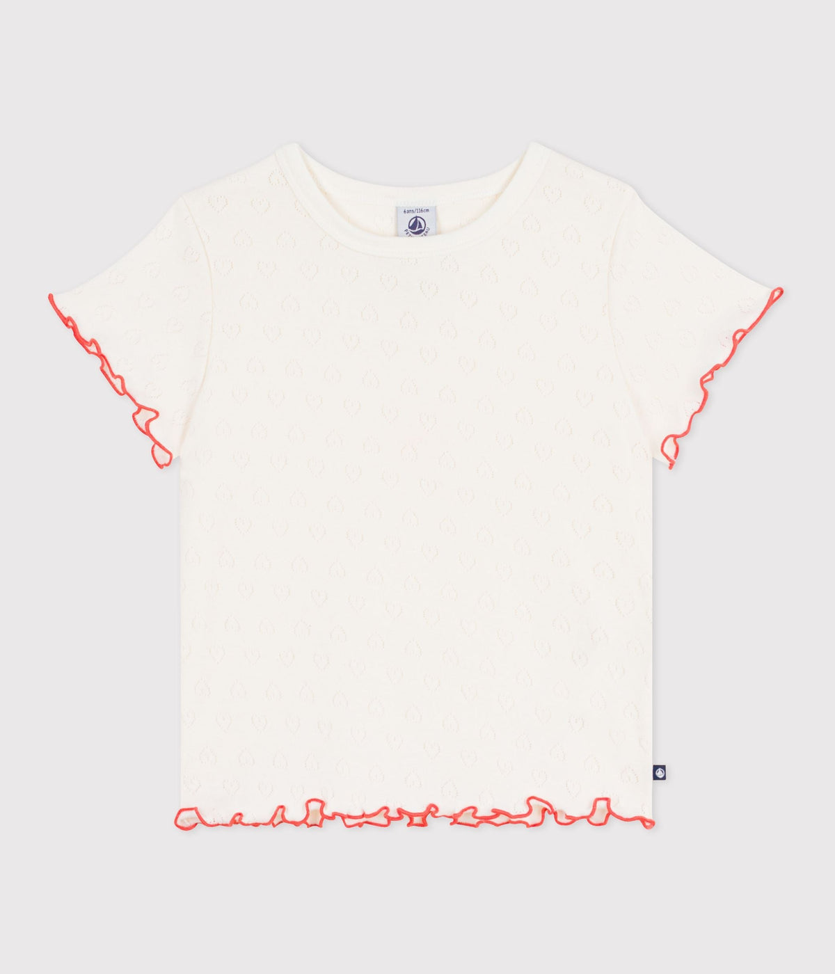 Tee-shirt enfant manches courtes en coton – F1