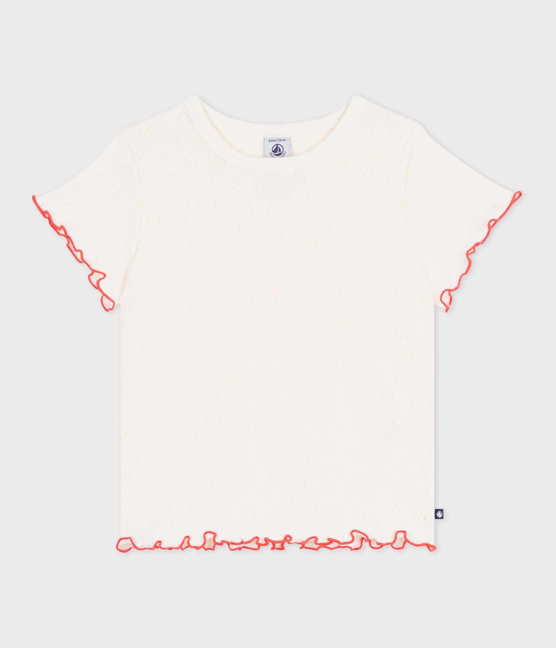Tee-shirt enfant manches courtes en coton – F1