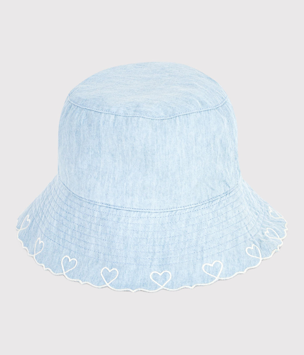 Capeline enfant en chambray – F1